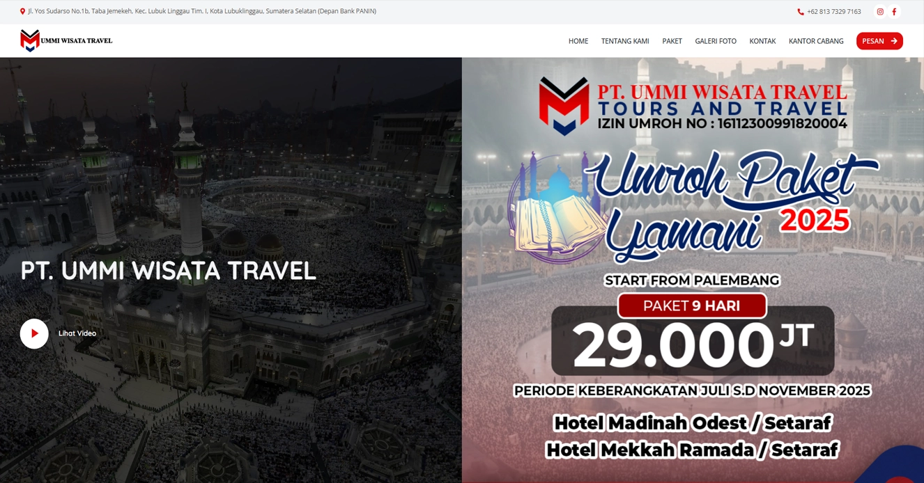 ummi website preview image